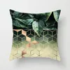 Cuscino moderno piante tropicali verde blu coperture poliestere nordico geometrico ghirlanda lettere federa floreale cuscini per divano