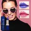 Lippenstift Blauw Roos Lippenstift Temperatuur Kleur Veranderende Lip Hydraterende Balsem Vrouwelijke Make-Up Sexy Lipgloss Glanzende Lippenstift 231214