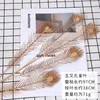 Decorative Flowers Artificial Plastic Plants For Home Decoration Fake Flower Ginkgo Leaf Golden Eucalyptus Wedding Wholesale