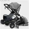 Passeggini# Passeggini# Passeggino 3 in 1 Carrozzina portatile originale Pieghevole Carrozzina Telaio in alluminio Consegna a goccia Passeggini maternità per bambini Dhr1l {categoria} Q231215