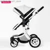 Strollers# Strollers# Portable Baby Stroller Folding High Landscape Born Carriage 2 In 1 Infant Travel Pram2183 Q231215