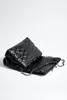 Top Pochette Rock Swing Your Wings Zadig Voltaire Womens Tote Handväska axel designer väska man äkta lädervingkedja mode