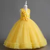 Mädchenkleider 4–14 Jahre altes Mädchenkleid, Jahreskleid, Mädchen-Geburtstag, Hochzeit, Party, Feier, ärmellos, Prinzessinnenkleid, Weihnachtskleid 231213