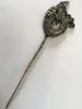 1pc Collected Chinese Tibet Silver Handwork Carving Phoenix Pattern Hair Hairpin