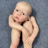 Dolls 2425 inch painted recycled doll kit Sandie large baby 3D skin visible vein DIY collectible art doll unassembled parts toy 231214