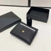 Fashion Mens Real Leather Zipper portefeuilles de haute qualité de luxe de luxe Purse porte-clés à sac à main courts porte-greffe pour femmes portefeuille avec boîte 9 cartes cartouches Organisateur de poche