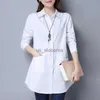 Women's Blouses Chemises Chemise à carreaux surdimensionnée pour femmes avec poches dames mode chemisiers élégants 2023 haut à manches longues Style coréen vêtements décontractés YQ231214