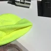 Berets Männer Frauen Winter Herbst Einfarbig Warme Wolle Gestrickte Kappe Fluoreszierende Cuffed Beanie Hut Weibliche Kappen Wärmer Motorhaube Casual