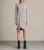 Sukienki swobodne British Sheep Family Premium Tekstura Długość nogi 2 metry Modna szczupła papierowa jedwabna spódnica