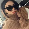 Sunglasses New Square Sunglasses Women Black Cat Eye Brand Designer Sun Glasses Female Travel Driver Gradient Fashion Oculos De So313a