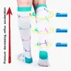 Chaussettes de sport livraison directe unisexe Compression en gros multi paires Football Golfs Tube soins infirmiers en plein air course Fitness 231213