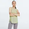 Lu Lu Zitrone Weste Align Zumba Wear Damen Gym Loose Yoga Sport Tank Top Ärmelloses Fitness T-Shirt Quick Dry Laufshirts Workout Tops Frau