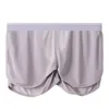 Underpants homens arro shorts boxer ultra sheer malha casa calças esportes fitness simples hombre nightwear lingerie canto plano