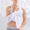 Débardeurs pour hommes Trou de maille T-shirts sans manches à séchage rapide Gilet en soie glacée Respirant Qquick-séchage SSports Large épaule Vêtements extérieurs