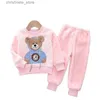 Pigiama Nuovo Pigiama Invernale Set Baby Boy Girl Addensare Pigiama Set Flanella Pile Bambino Bambino Caldo Catoon Indumenti Da Notte Per Bambini Abito A Casa 0-6 Anni