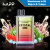 Original Crystal Pro Box Vape 6K Puffs Bar Disponible Vaper 6000 7000 7K Puff Einweg Vapes Device Cart Mesh Coil Elektrische Ziggarte 2mg 2% 3% E-Liquid Fördörnad