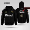 Herrenpullover 2023 Skt T1 Team Jersey Lck Team Faker Keria Zeus Oner Gumayusi Zip eSports Sweater Anpassbarer Backname LOL Game Fan HoodieL231123