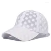 Bonés de bola boné de beisebol de renda floral bordado chapéus ajustáveis snapback malha camionista chapéu de sol para mulheres