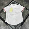 클래식 베이비 폴로 셔츠 여름 어린이 디자이너 옷 크기 100-160 다중 컬러 옵션 소년 짧은 슬리브 걸 티셔츠 DEC05