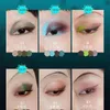 Eye Shadow Girlcult Cyber ​​Chatty FourColor Eyeshadow Palette Laser Solid Honey Chameleon Blue Makeup Y231213