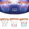 Piłki M Net z koszykówki ze stali nierdzewnej Łatwy w zainstalowaniu żelaznego łańcucha sieciowego trening sportowy Sports Sports Sieci Basketball Net 231213