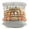 Brin RH mode bohême bijoux concepteur pierres précieuses bracelets de perles ensembles Druzy charme 6pc pile Bracelets ensemble pour les femmes cadeau