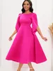 Utrikeshandel Kvinnors Autumn New Temperament Elegant Fashion Banket klänning Kjol Stor kjol Afrikansk klänning