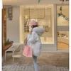 Parkas pour femmes doudoune blanche femmes manteau à capuche mode américaine Streetwear Y2K Style duvet de canard plume femme hiver rose court vêtements d'extérieur 231213