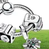 100 925 Sterling Silver Key Rings Moments Small Bag Charm Holder Gift Set Fit Original European Charms Dangle Pendant Fashion Wom1491228