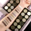 Eye Shadow Professional All Matte Eyeshadow Palette Grey Black Smokey Eyes Shadow Makeup Pallets Cool tonad lång bär pigmentpulver 231214