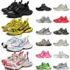 Old Dirty Laces Platform Track Casual Designer shoes Sneaker Dark Grey Light Pink Yellow Green Tripler Black Sliver Beige White Gym Red