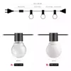 Autres fournitures de fête d'événement G50 Street Garland Ampoules LED Fairy String Light Lumières extérieures Jardin Patio Décoration de Noël 231214