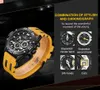 Armbandsur Naviforce lyxklockor för män mode silikonband militär vattentät sport kronograf kvarts armbandsur mode med datum 231214