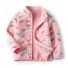 Down Coat Jumping Meters Girls Outwears Fleece for Winter Autumn Baby Jackets Coats Flowers Kids Girls Jacket 231214