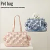 Dog Carrier Winter Pet Bag Warm Handbag For Small Cat Portable Travel Puppy One Shoulder Outdoor Carry