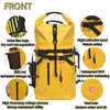 Torby zewnętrzne Bezpłatne nurkowanie płetwy plecak PVC IPX7 Waterproof Worka Sportowa Sport Sportowy