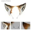 Аксуары для волос головного убора Furry Foxes уши кошки девушки косплей аксессуары для волос милый плюшевый животный уш