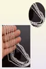 HELA 10PCSLOT Fashion Silver Necklace Chains2mm 925 Jewelry Silver Plated Double Water Wave Chain Necklace 16quot30Quo4056263