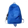 Backpack 2023 Casual Nylon Solid Girl School Bags College Women SchoolBag