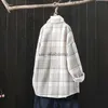 Kvinnors blusar skjortor vinter nya kvinnor vintage överdimensionerade ullplädtröjor varm hylsa tjockt trun-ner krage fleece blus casual outwear t1o90 yq231214