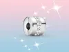 Kralen 925 Sterling Clear CZ Rij Clip Charm fit Originele P Charms Armband DIY Zilveren Sieraden7296326