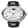 Neue Mode-Stil-Kleideruhr für Herren, Automatikuhren, schwarzes Leder, Herren-Armbanduhr 022279v