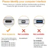 USB C to USB HDTV Type C 3 IN 1 Adapter High Speed 4K Resolution Support for MacBook Tablet ZZ