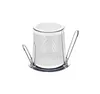 Чайник ситечко для чая с крышкой из нержавеющей стали, корзина для заварки чая, складная ручка, большой фильтр с крышкой C455