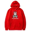 Psychological Bunny Mens Hooded Sweatshirt Designer Womens Colorful Loose High Quality Hoody Psyco Bunny Hoodie Warm Psycho Rabbit Hoodie 8048 3935