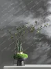 الزهور الزخرفية الطحلب مجفف فرع فرع المحاكاة الأخضر بونساي التفاوض الصينية غرفة الشاي