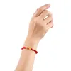 Braccialetti con ciondoli Bracciale con cordino rosso Drago Animale 2024 Anno Fengshui Fortunato Attirare ricchezza Regalo di buona fortuna Uomo Donna