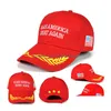 Ball Caps Cotton Donald Trump Hats Embroidery Make America Great Again Fashion Adjustable Men Baseball Caps With Usa Flag Drop Deliver Dhfjy