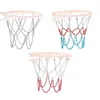 Piłki M Net z koszykówki ze stali nierdzewnej Łatwy w zainstalowaniu żelaznego łańcucha sieciowego trening sportowy Sports Sports Sieci Basketball Net 231213