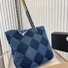 Sac à dos le plus shopping fourre-tout designer voyage femme fronde sac à main cher sac à main avec chaîne en denim argenté Gabrielle matelassée sacs à main de luxe